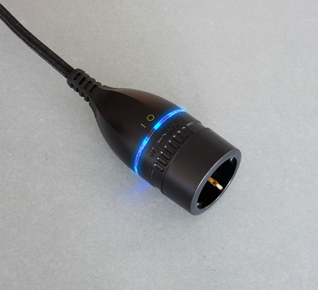 Ngk brennerstuhl højkvalitetsforsyning med drejekontakt og tekstilkappe 3m h05vv-f 3g1.5 sort - 1161830010