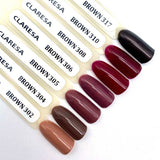 Claresa uv led gel polish 5ml brown 302 take me to the river