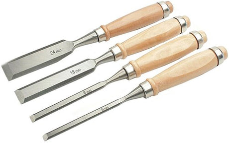 Brüder mannesmann mejselsæt 4 dele (hobby) - 609