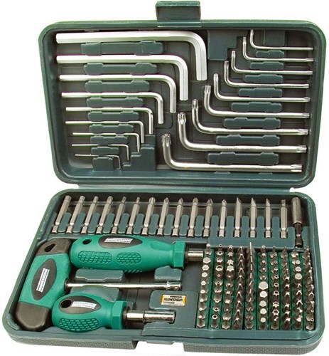 Brüder mannesmann bitsæt 139 stk (hobby) - 29805