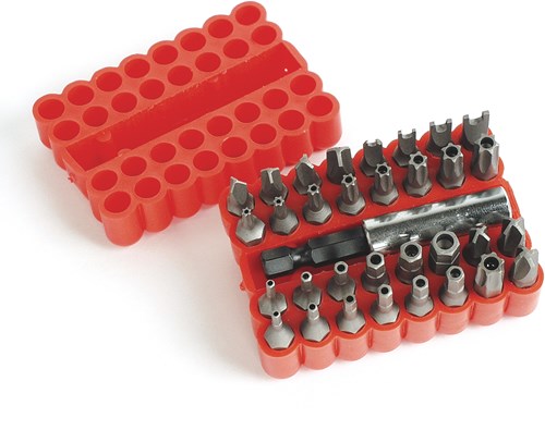 Brüder mannesmann bitsæt i holder 33 dele (hobby) - 297-33