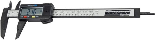Brüder mannesmann digital caliper carbon 150 mm (hobby) - 82520