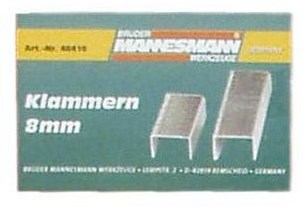 Brüder mannesmann hæfteklammer 8 mm til 48410 20 30 40 (hobby) - 48411