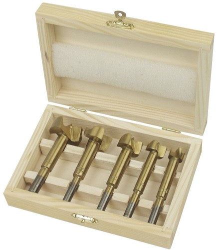 Brüder mannesmann hængselsboresæt titan coatet (hobby) - 54005
