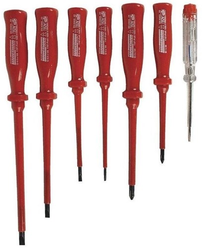 Brüder mannesmann el-skruetrækkersæt 7 stk (hobby) - 1187-profi