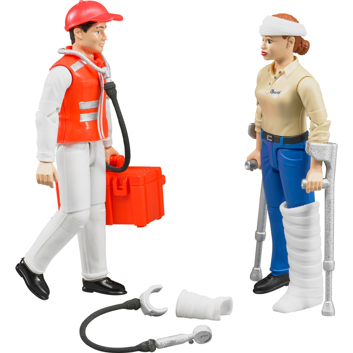 Bruder Bworld Rescue Service Figur sæt