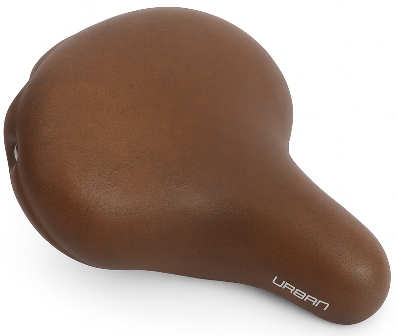 Cykel Saddle Urban XL - Matt mørkebrun