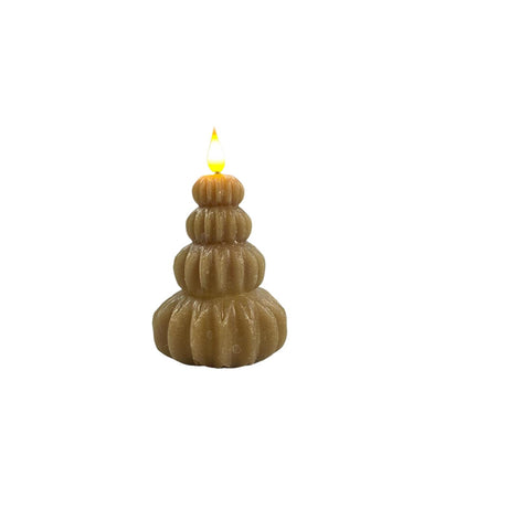 Idéer 4 sæsoner led lys træ ø6,9xh12cm