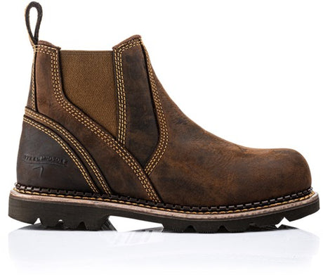 Buckbootz instapper b1555sm sb | bruin | maat 42 - 00.176.003.42