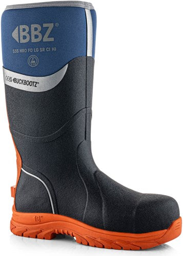 Buckbootz neopreen werklaars bbz6000 s5s blauw | blauw | maat 44 - 5055138027363