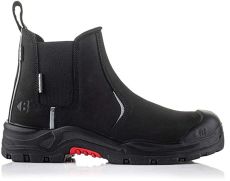 Buckbootz werkschoen nubuckz instapper nkz101blk s3s 2.0 | zwart | maat 44 - 5055138022979