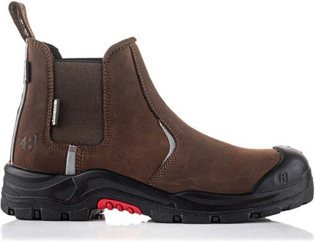 Buckbootz werkschoen nubuckz instapper nkz101brn s3s 2.0 | bruin | maat 41 - 5055138022863