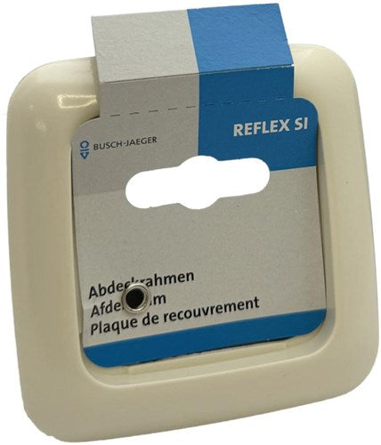 Busch jaeger creme 1-fold dækramme - 4695100