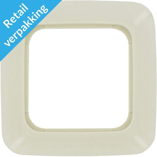 Busch jaeger creme 1-fold dækramme - 4695100