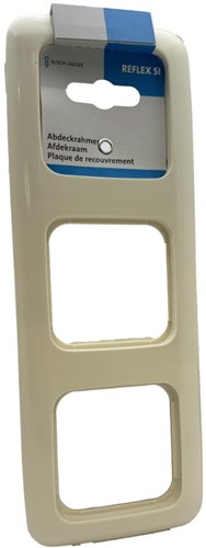 Busch Jaeger creme 3-fold dækramme - 4695120