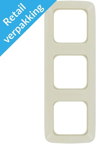 Busch Jaeger creme 3-fold dækramme - 4695120