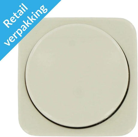 Busch Jaeger creme dækplade + lysdæmper knap - 4695050
