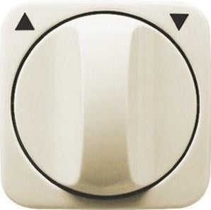 Busch Jaeger creme dækplade + drejeknap - 4692060