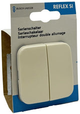 Busch Jaeger cream serie switch + rocker - 4695030