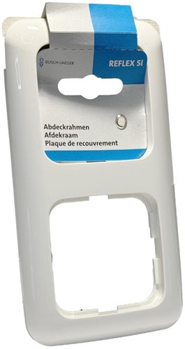 Busch jaeger hvid 2-fold dækramme - 4695610