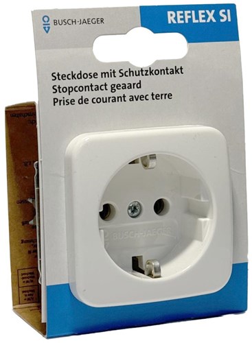 Busch jaeger hvid indbygget fatning ra - 4695500