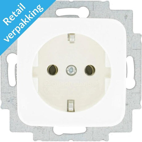 Busch jaeger hvid indbygget fatning ra - 4695500