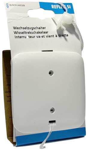 Busch Jaeger hvid indbygget trækafbryder - 4695526