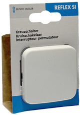 Busch jaeger hvid krydskontakt + vippe - 4695524