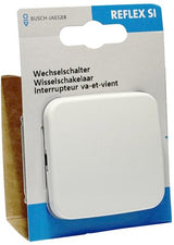 Busch jaeger hvid skiftekontakt + vippe - 4695520