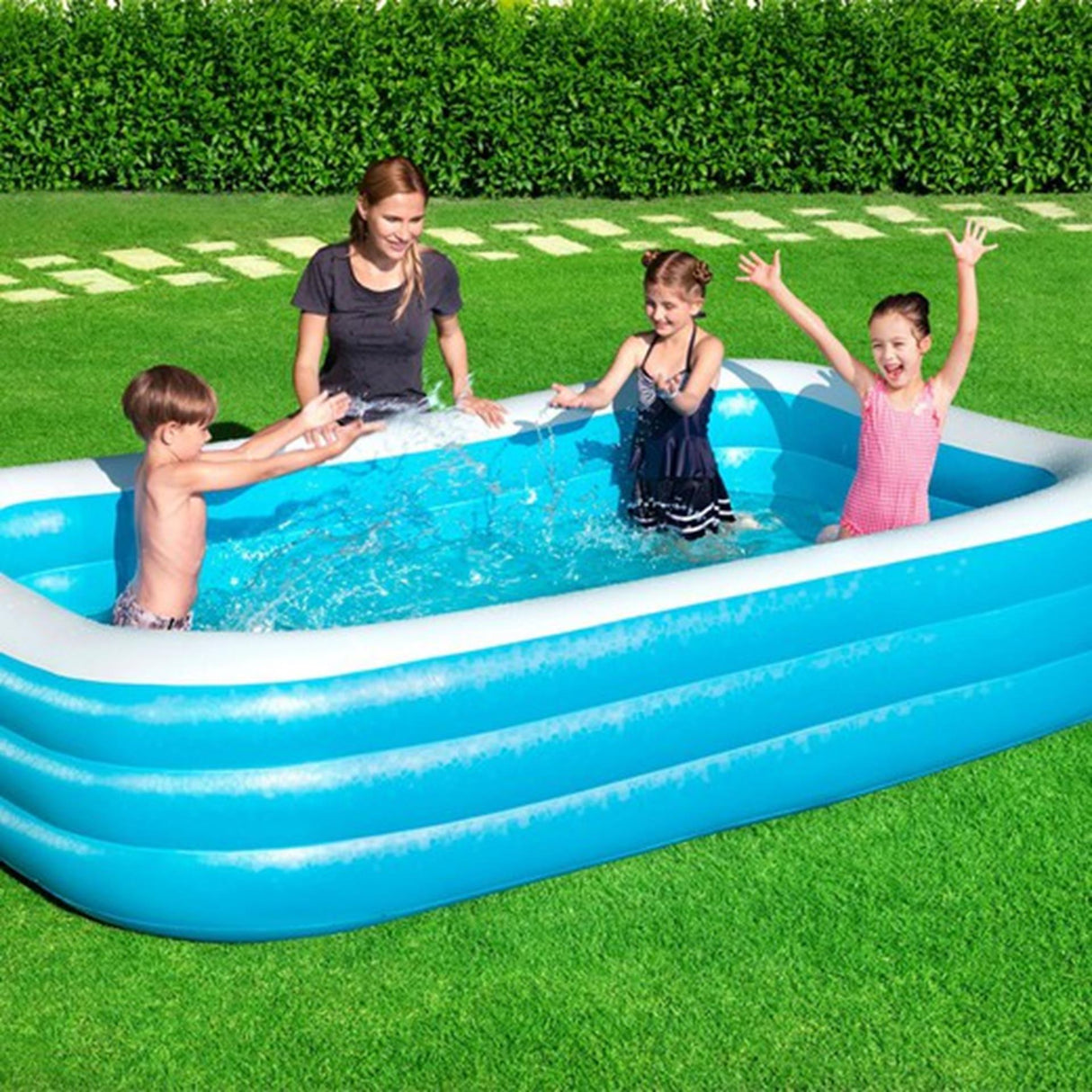 Bestway oppustelig swimmingpool 305x183x56 cm