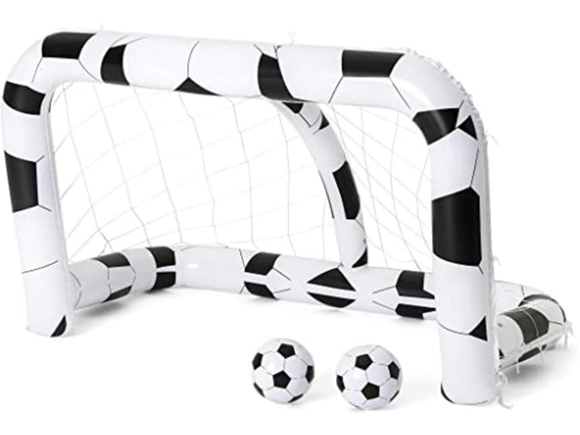 Bestway oppustelige fodboldmål 213x117x125cm inkl. 2 kugler