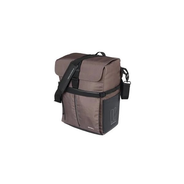 Basil cykel skuldertaske move mik studs 14 liter 14 x 24 x 34 cm - brun