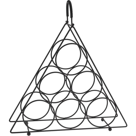 Home styling metal vinreol til 6 flasker 41x11x37,5cm