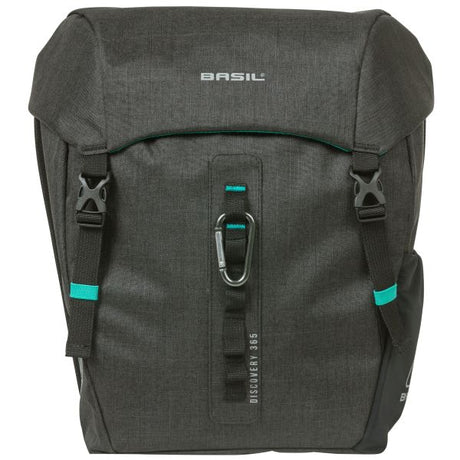 Basild Discovery365d Double Bicycle Bag Black Melee