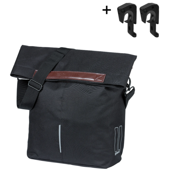 Basilikum taske city shopper sort | mik kroge | 16 l