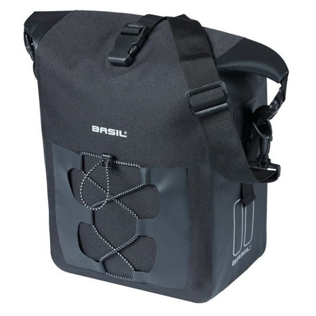 Basil single bag navigator vandtæt m mik 12-15l 17 x 28 x 34 cm - sort