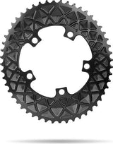 Absolut sort oval road 110 5 bcd kædering til sram