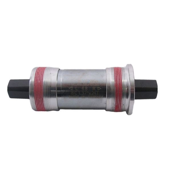 Kant firkantet bundbeslag 115mm bsa 68mm med alu kopper - sølv