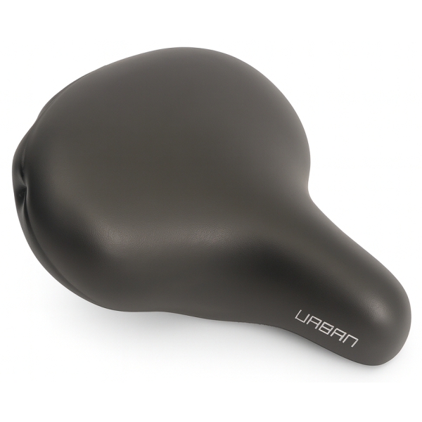 Edge Bicycle Saddle Urban XL - Sort (på kort)