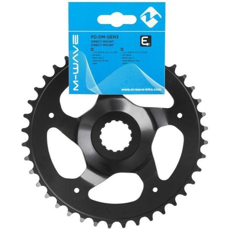 Messingleje samox el-cykel kædering bosch gen3 38t 47 mm. stål sort
