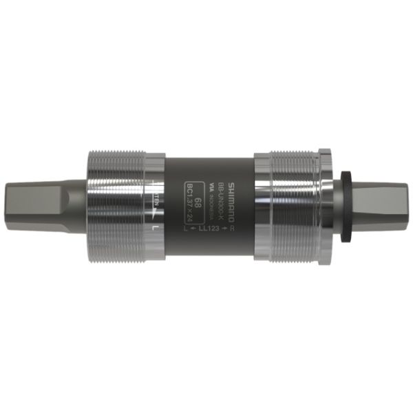 Shimano firkantet bundbeslag bb-un300 68mm 127,5mm - kædebeskytter type