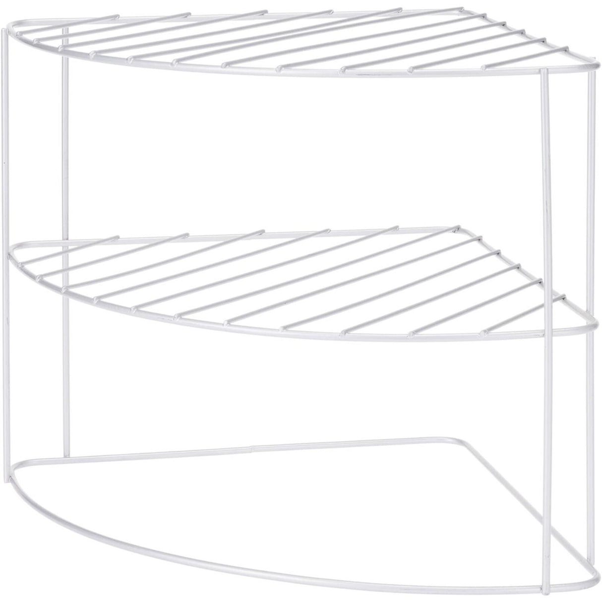 Excellent houseware keukenhoekrek metaal 23x23x21cm grijs
