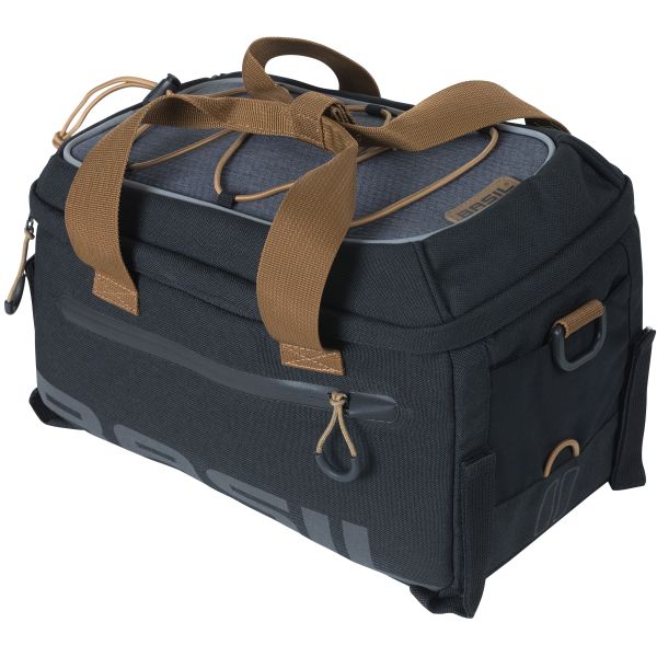Basil Miles Trunkbag - Bagageadfærdstaske - Unisex - Cykler - Sort