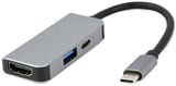 Enzo cablexpert usb-c 3-in-1 multi adapter usb-c dock 3-voudig - 9530503