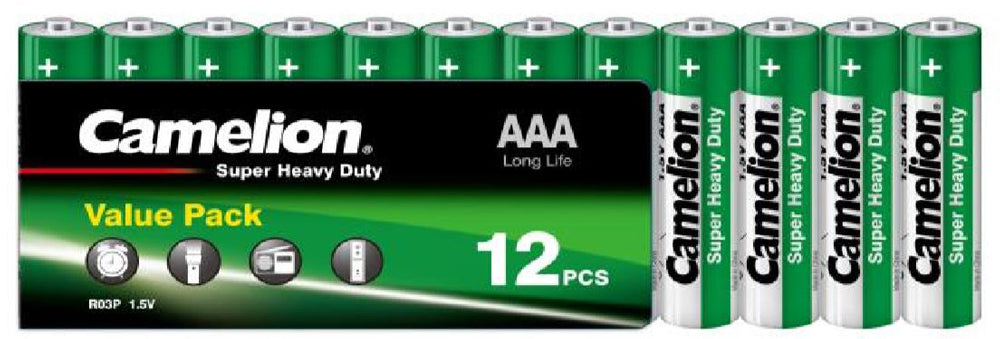 Camelion batterier aaa micro r3 (12 stk.)