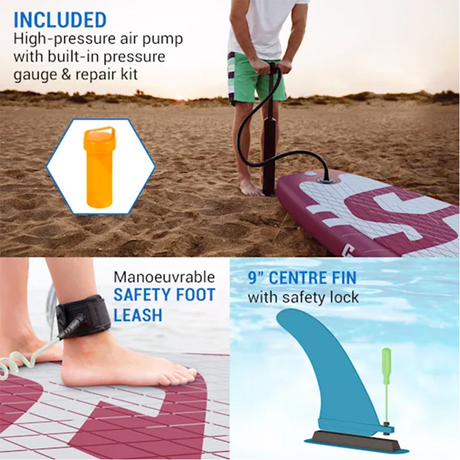 Ty capital sports sup board lanikai cruiser 10'8 rus red