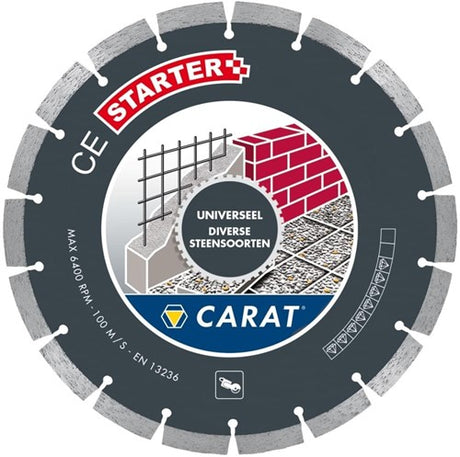 Carat ces3502000 diamantzaagblad voor droogzagen - 350 x 20mm - universeel - ces3502000