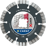 Carat diamantsavslibeskive x-lock universal ø125x22,23 mm - cuxlock125