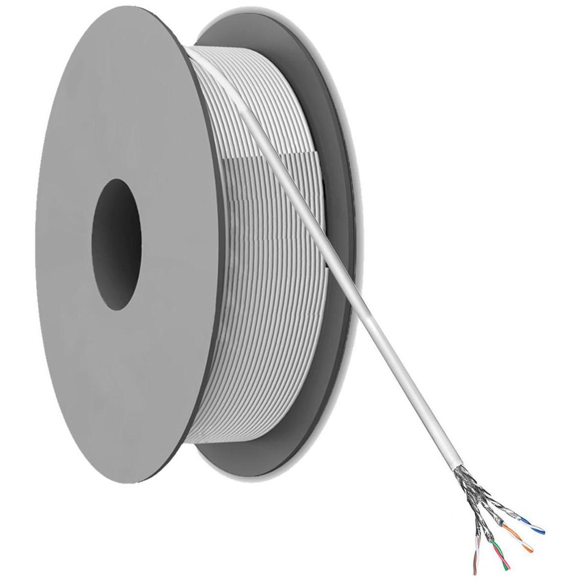 Cat 6a s ftp netværkskabel pr. rulle