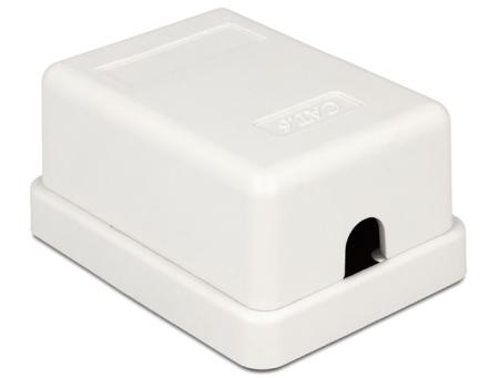 Cat 6 vægstik - overflademonteret